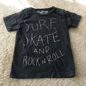Munster kids Skate surf shirt 2t